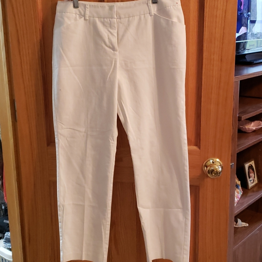 White Ankle Pants